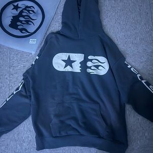 Grey Hellstar Hoodie